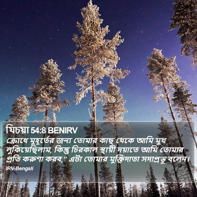 যিচয়া 54:8 BENIRV Bible Verse Image