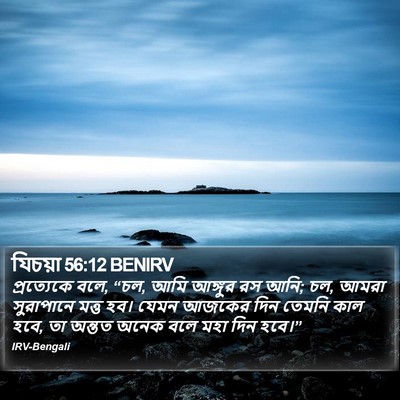 যিচয়া 56:12 BENIRV Bible Verse Image