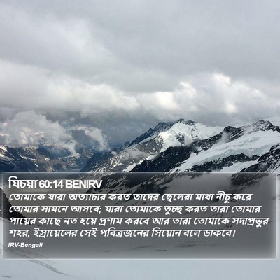 যিচয়া 60:14 BENIRV Bible Verse Image
