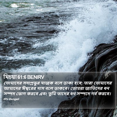 যিচয়া 61:6 BENIRV Bible Verse Image