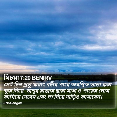 যিচয়া 7:20 BENIRV Bible Verse Image