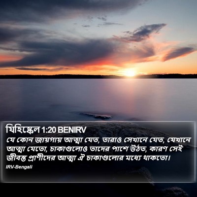 যিহিষ্কেল 1:20 BENIRV Bible Verse Image
