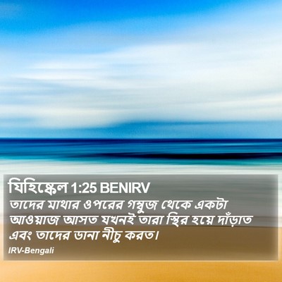 যিহিষ্কেল 1:25 BENIRV Bible Verse Image