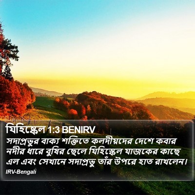 যিহিষ্কেল 1:3 BENIRV Bible Verse Image