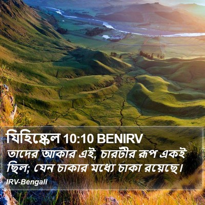 যিহিষ্কেল 10:10 BENIRV Bible Verse Image