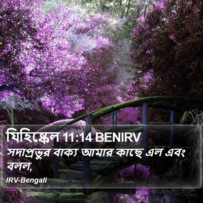 যিহিষ্কেল 11:14 BENIRV Bible Verse Image