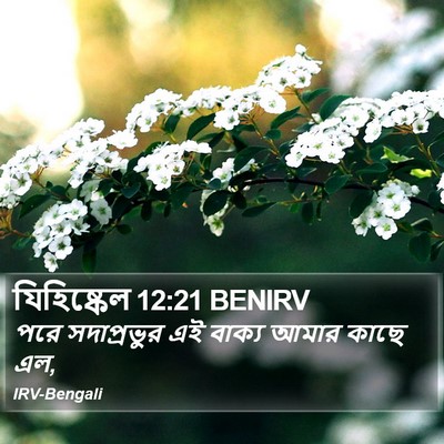 যিহিষ্কেল 12:21 BENIRV Bible Verse Image
