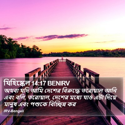 যিহিষ্কেল 14:17 BENIRV Bible Verse Image