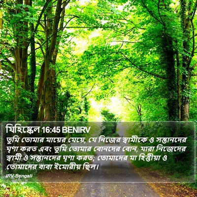 যিহিষ্কেল 16:45 BENIRV Bible Verse Image
