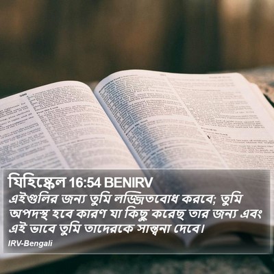 যিহিষ্কেল 16:54 BENIRV Bible Verse Image