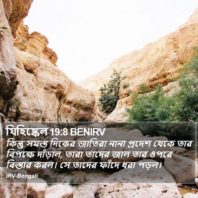যিহিষ্কেল 19:8 BENIRV Bible Verse Image
