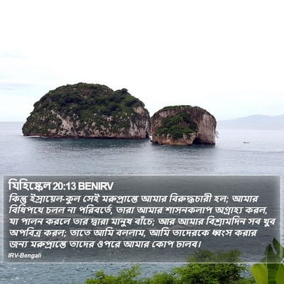 যিহিষ্কেল 20:13 BENIRV Bible Verse Image