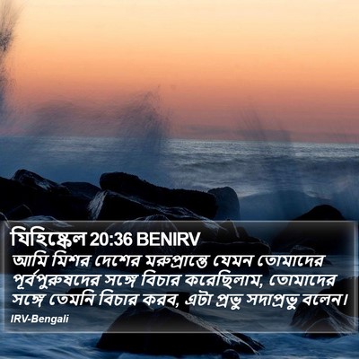যিহিষ্কেল 20:36 BENIRV Bible Verse Image