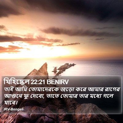 যিহিষ্কেল 22:21 BENIRV Bible Verse Image