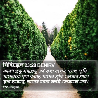 যিহিষ্কেল 23:28 BENIRV Bible Verse Image