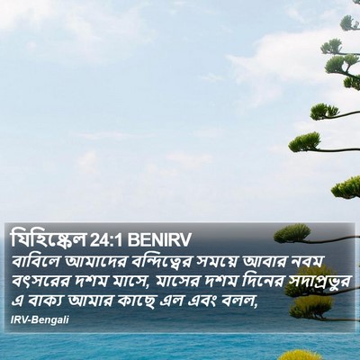 যিহিষ্কেল 24:1 BENIRV Bible Verse Image