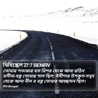 যিহিষ্কেল 27:7 BENIRV Bible Verse Image