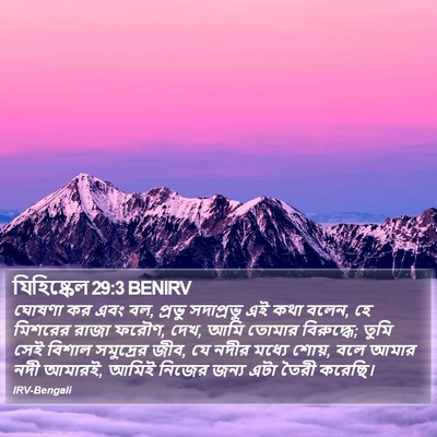 যিহিষ্কেল 29:3 BENIRV Bible Verse Image