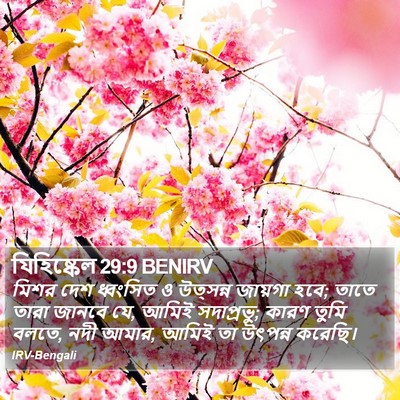 যিহিষ্কেল 29:9 BENIRV Bible Verse Image