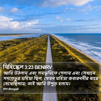 যিহিষ্কেল 3:23 BENIRV Bible Verse Image