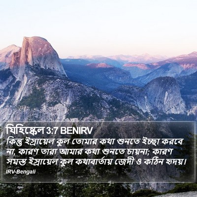 যিহিষ্কেল 3:7 BENIRV Bible Verse Image