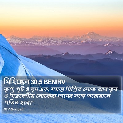 যিহিষ্কেল 30:5 BENIRV Bible Verse Image