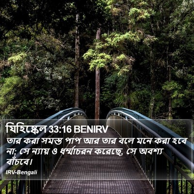 যিহিষ্কেল 33:16 BENIRV Bible Verse Image