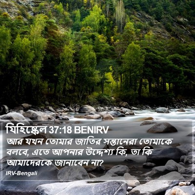 যিহিষ্কেল 37:18 BENIRV Bible Verse Image