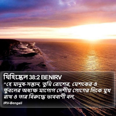 যিহিষ্কেল 38:2 BENIRV Bible Verse Image