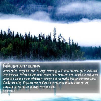 যিহিষ্কেল 39:17 BENIRV Bible Verse Image
