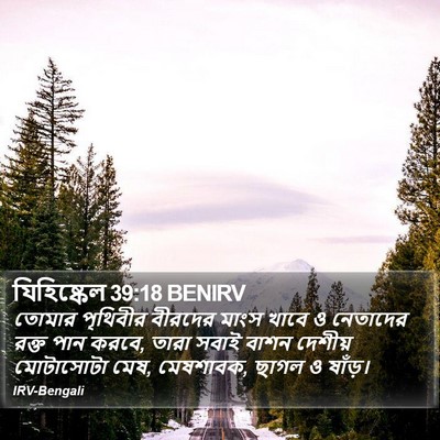 যিহিষ্কেল 39:18 BENIRV Bible Verse Image