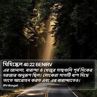 যিহিষ্কেল 40:22 BENIRV Bible Verse Image