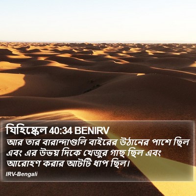 যিহিষ্কেল 40:34 BENIRV Bible Verse Image