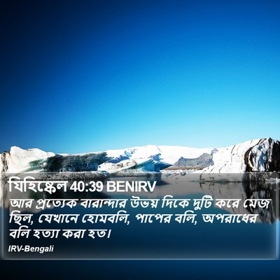 যিহিষ্কেল 40:39 BENIRV Bible Verse Image