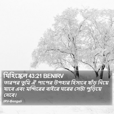 যিহিষ্কেল 43:21 BENIRV Bible Verse Image