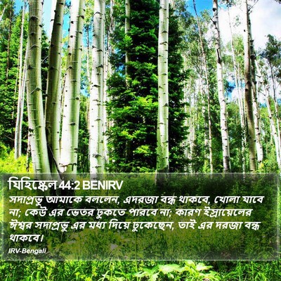 যিহিষ্কেল 44:2 BENIRV Bible Verse Image