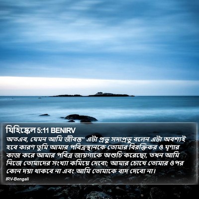 যিহিষ্কেল 5:11 BENIRV Bible Verse Image