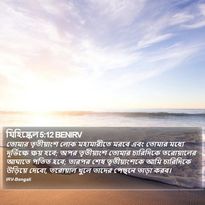 যিহিষ্কেল 5:12 BENIRV Bible Verse Image