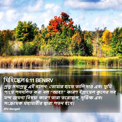 যিহিষ্কেল 6:11 BENIRV Bible Verse Image