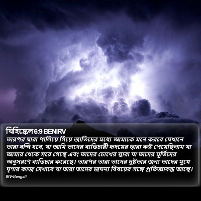 যিহিষ্কেল 6:9 BENIRV Bible Verse Image
