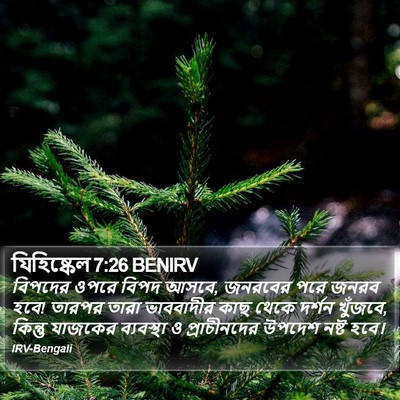 যিহিষ্কেল 7:26 BENIRV Bible Verse Image