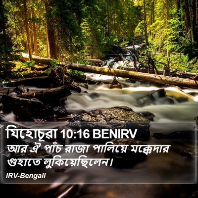 যিহোচূৱা 10:16 BENIRV Bible Verse Image
