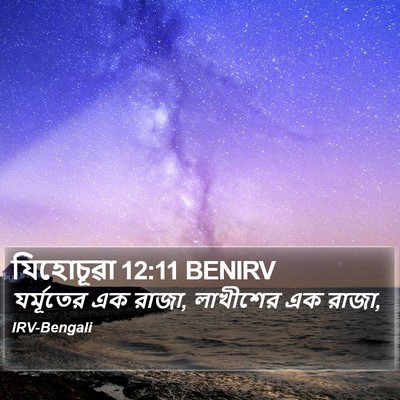 যিহোচূৱা 12:11 BENIRV Bible Verse Image