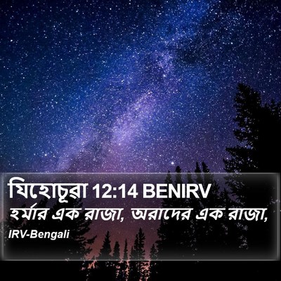 যিহোচূৱা 12:14 BENIRV Bible Verse Image