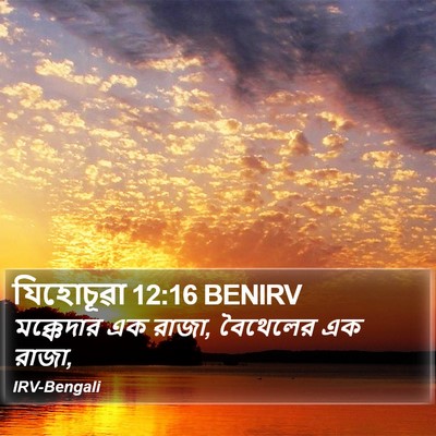যিহোচূৱা 12:16 BENIRV Bible Verse Image