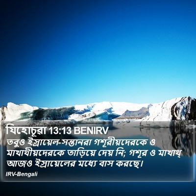 যিহোচূৱা 13:13 BENIRV Bible Verse Image