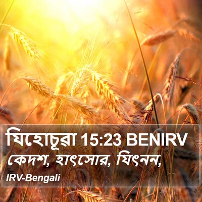 যিহোচূৱা 15:23 BENIRV Bible Verse Image