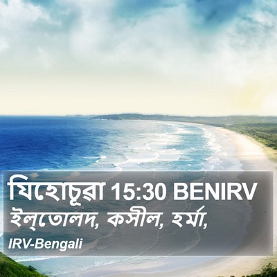 যিহোচূৱা 15:30 BENIRV Bible Verse Image