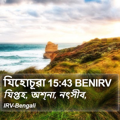 যিহোচূৱা 15:43 BENIRV Bible Verse Image