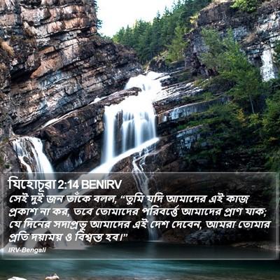 যিহোচূৱা 2:14 BENIRV Bible Verse Image